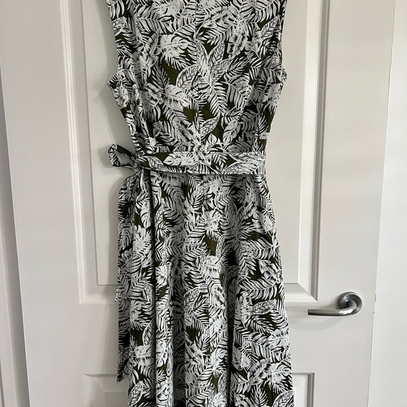 TRENT NATHAN Midi dress cotton Green size 14 as new - Picture 6 of 7